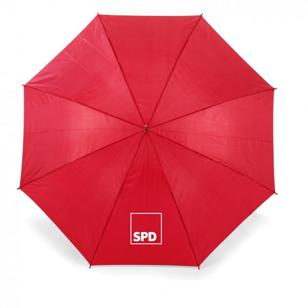 Stockschirm rot - SPD**