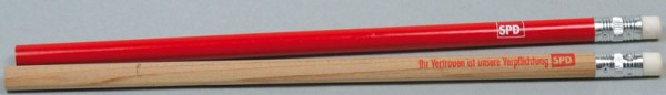Bleistift mit Radierer natur - SPD