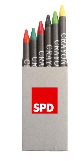 Wachsmalstifte ( 6er Set ) - SPD
