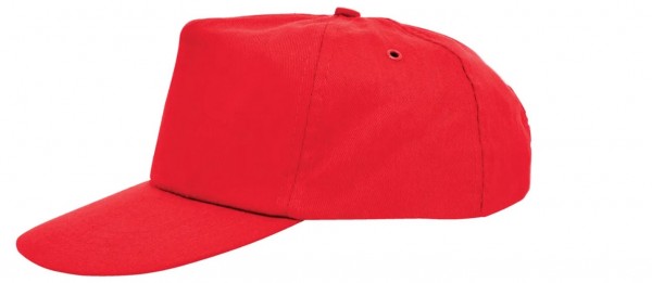 Baseball Cap rot ohne Aufdruck