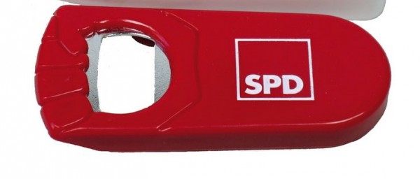 Flaschenöffner rot - SPD